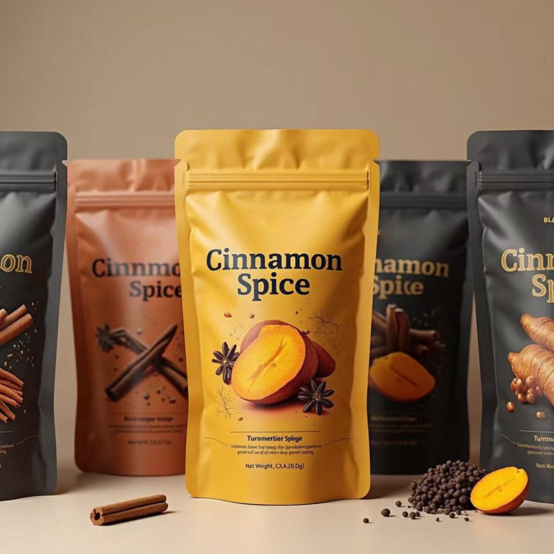 Food Lovers Snacks - Op maat gemaakte bedrukte Mylar ritssluitertassen