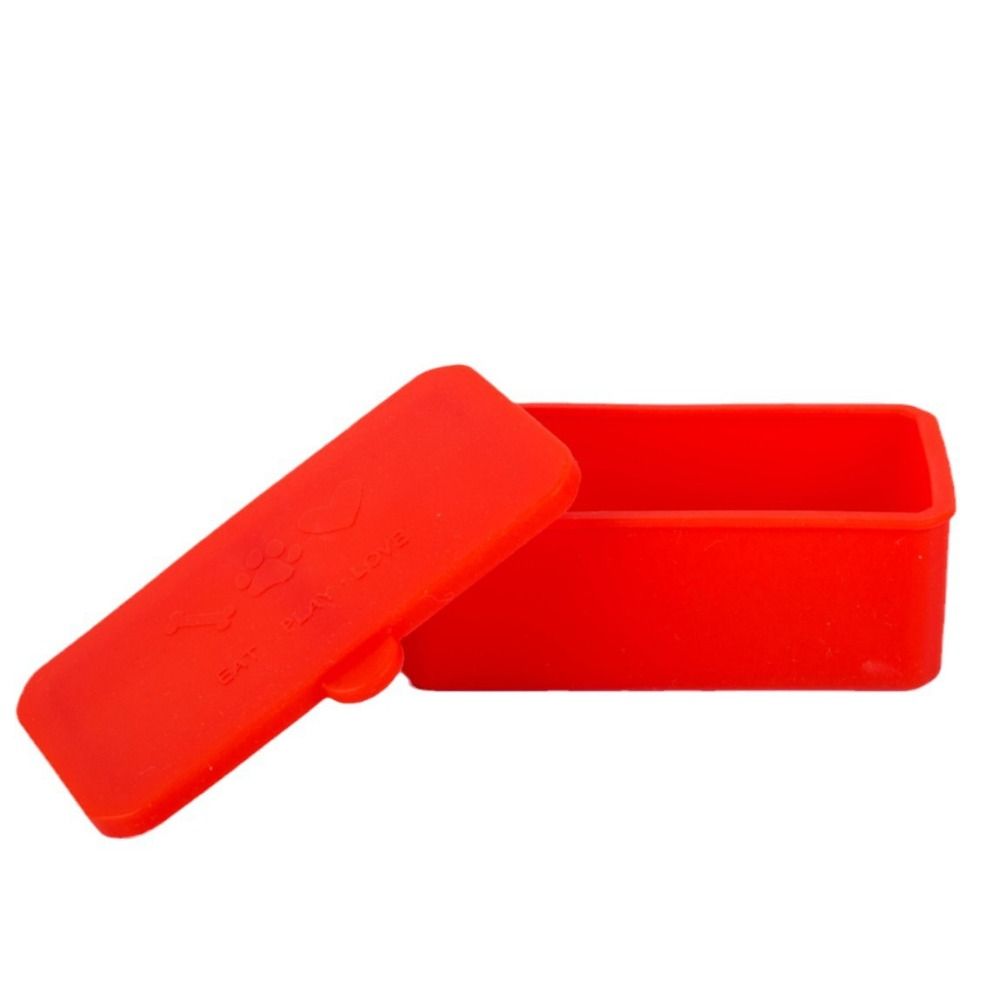 Food And Snacks For Picnic - 1/3pcs Praktische Siliconen Voedsel Verdeelkast Rood/Roze/Paars/Groen/Oranje/Blauw