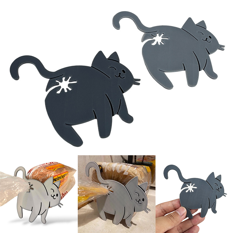 2-pack 3D Cat Butt Broodzakcli - Food Lovers Snacks recensie en prijs