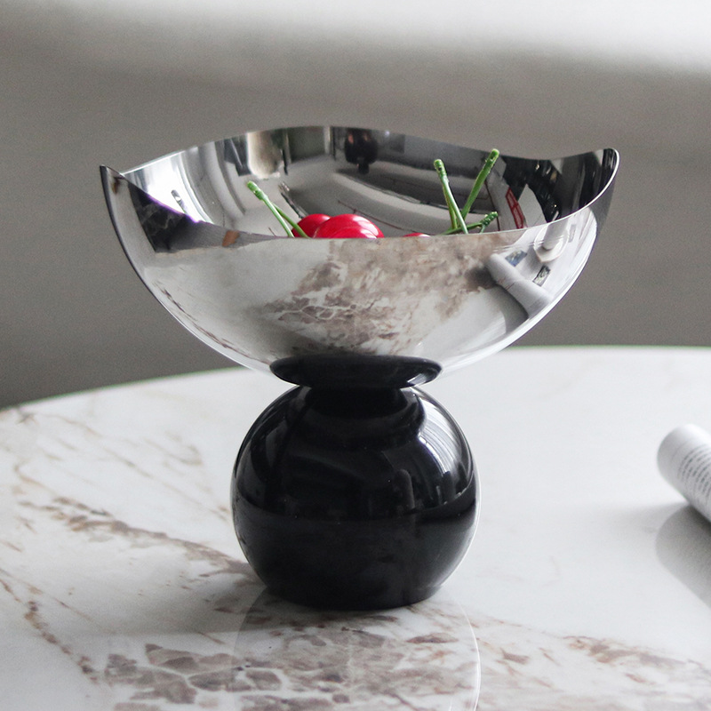 Zilveren geometrische lade kri - Food Platter Snacks recensie en prijs
