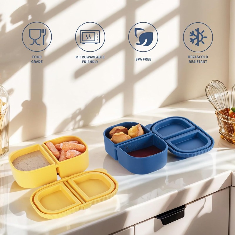 Herbruikbare siliconen snackco - Food And Snacks For Picnic recensie en prijs
