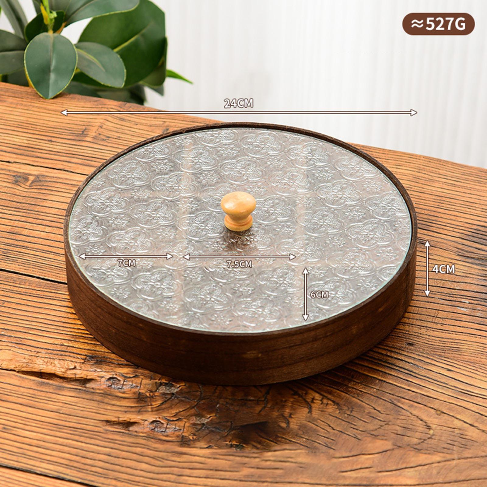 Houten glazen serveerschaal me - Food Platter Snacks recensie en prijs