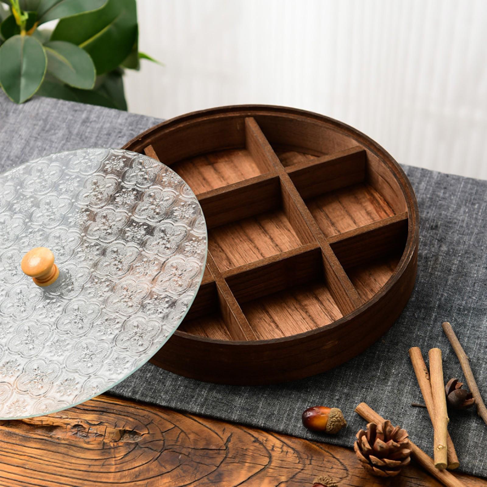 Houten glazen serveerschaal me - Food Platter Snacks recensie en prijs