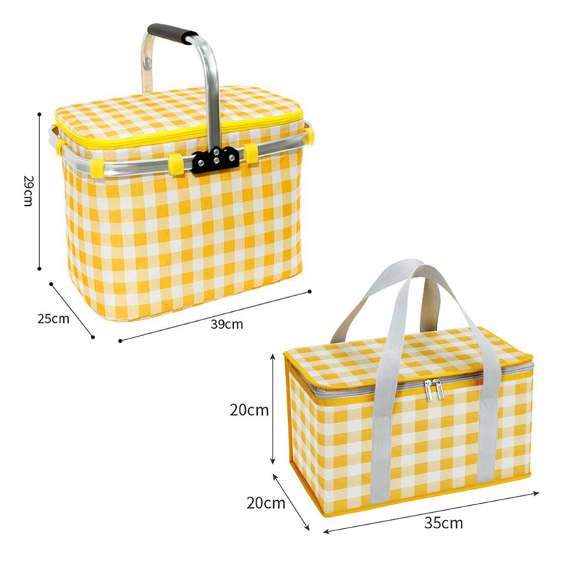Retro Pastorale Lunchtas Opvou - Food And Snacks For Picnic recensie en prijs