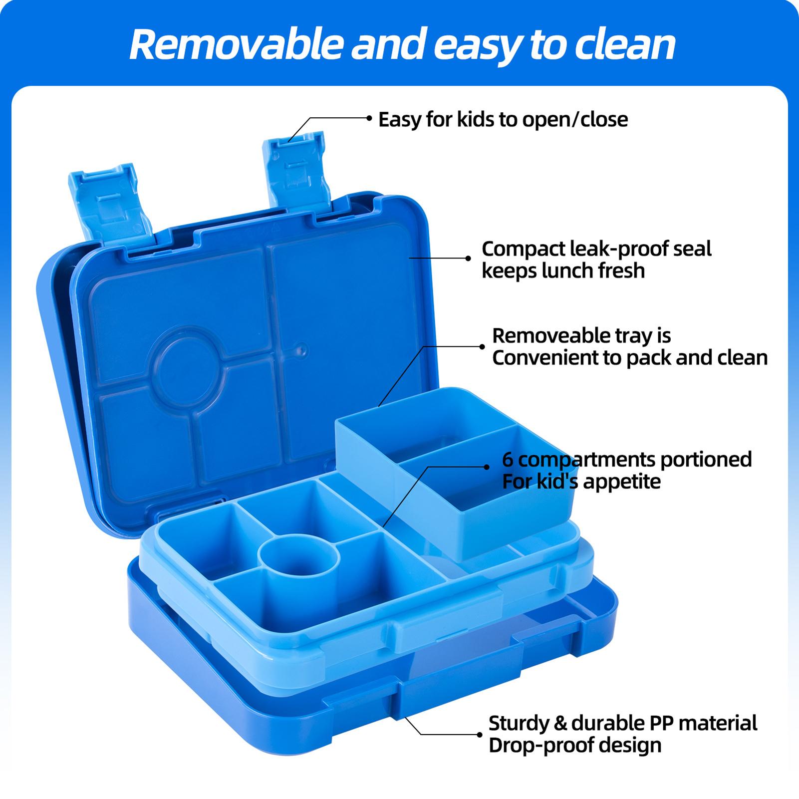 Bento Lunchbox met compartimen - Food And Snacks For Picnic recensie en prijs