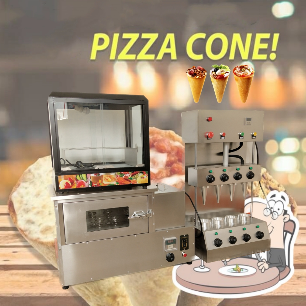 110V 220V Populaire Pizza Cone - Healthy Snacks Food recensie en prijs