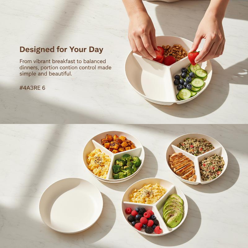3-compartiments roostervormig  - Food Platter Snacks recensie en prijs